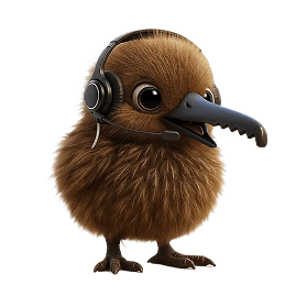 Mascota de suport Keywi
